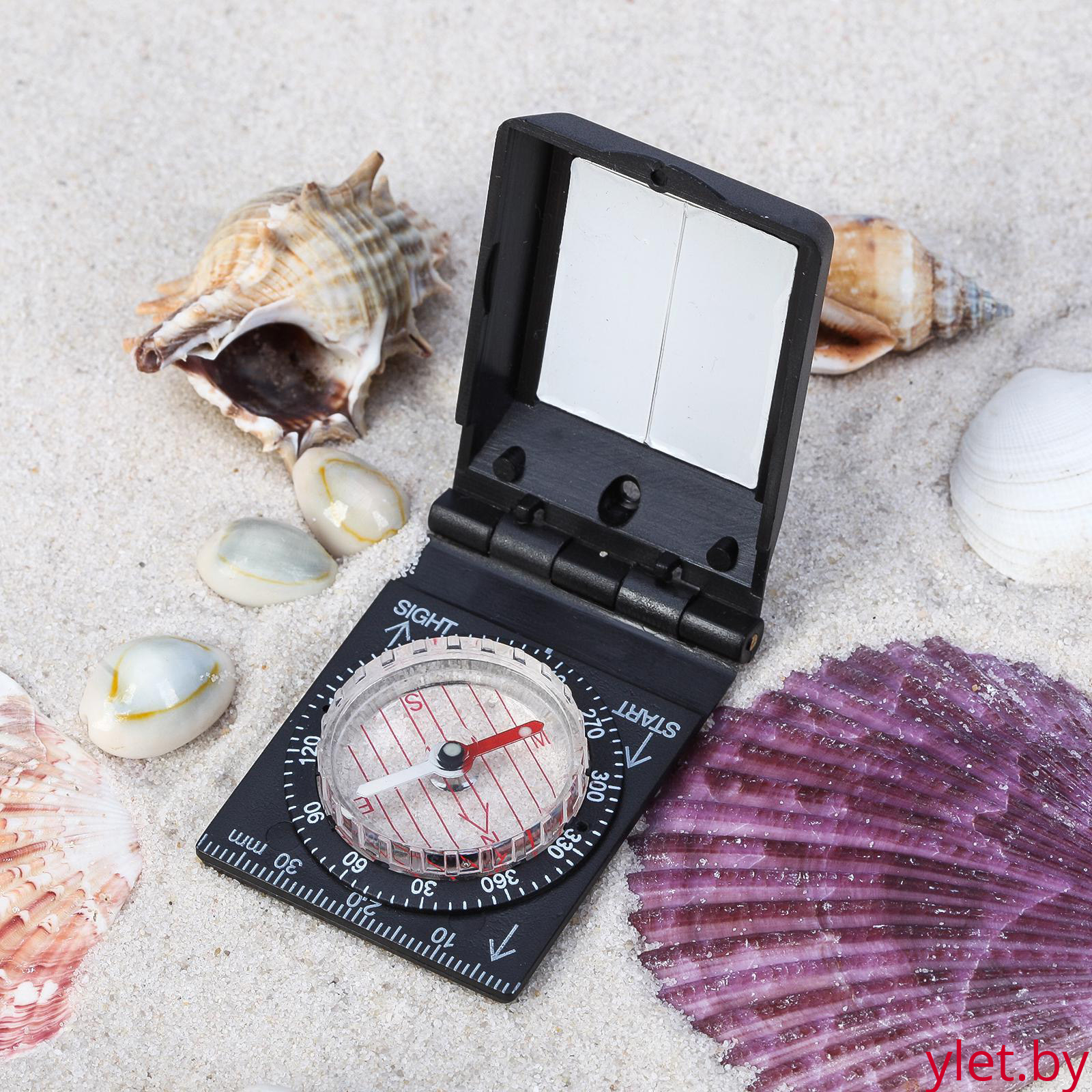 Компас Maclay DC30-1 с зеркалом, в коробке