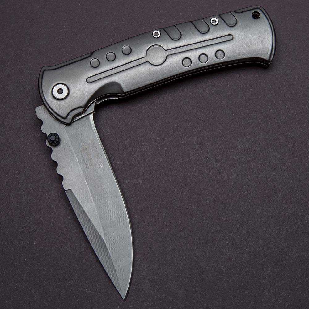Нож складной механический Stainless серый матовый B006 Нож складной механический Stainless серый матовый B006