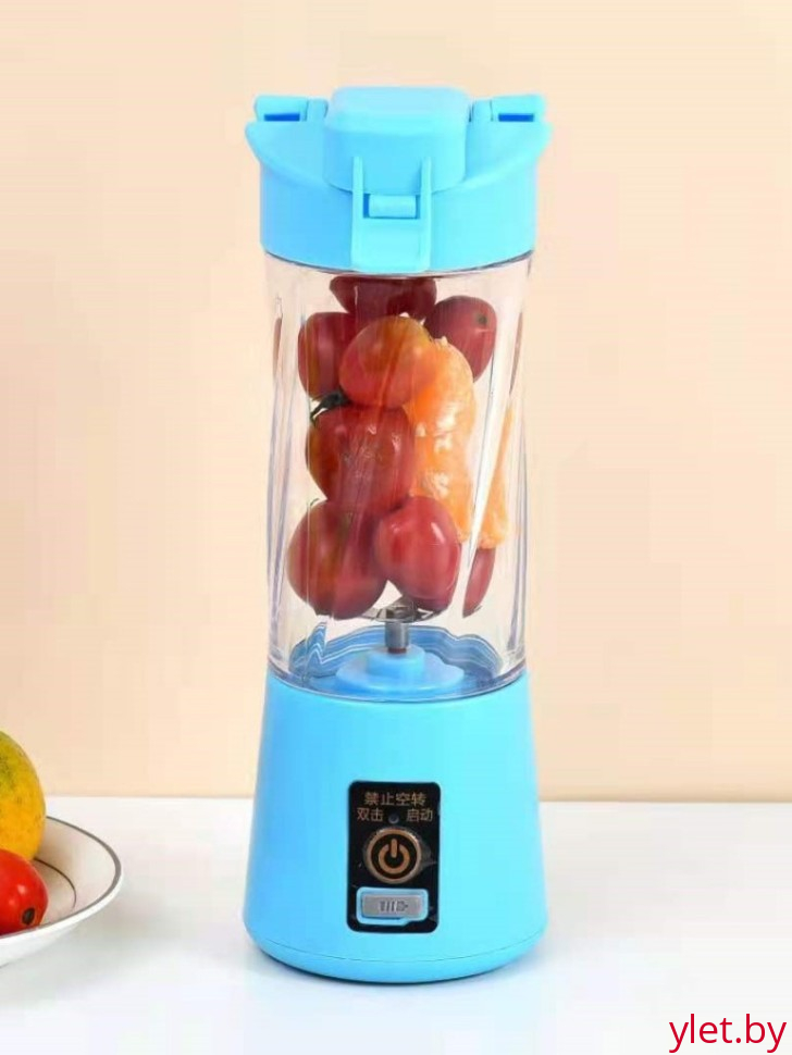 Блендер портативный "Juicy", blue, USB, (24*8 см) Блендер портативный "Juicy", blue, USB, (24*8 см)
