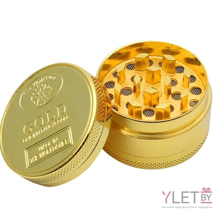 Гриндер измельчитель табака Золото