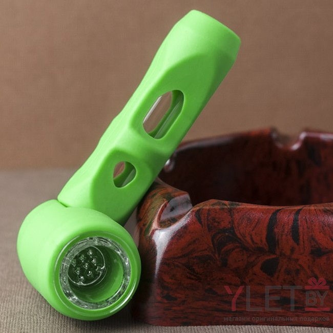 Курительный девайс в силиконе Зеленый