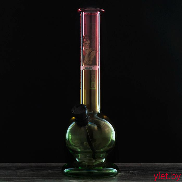 Бонг радужный стеклянный 20 см