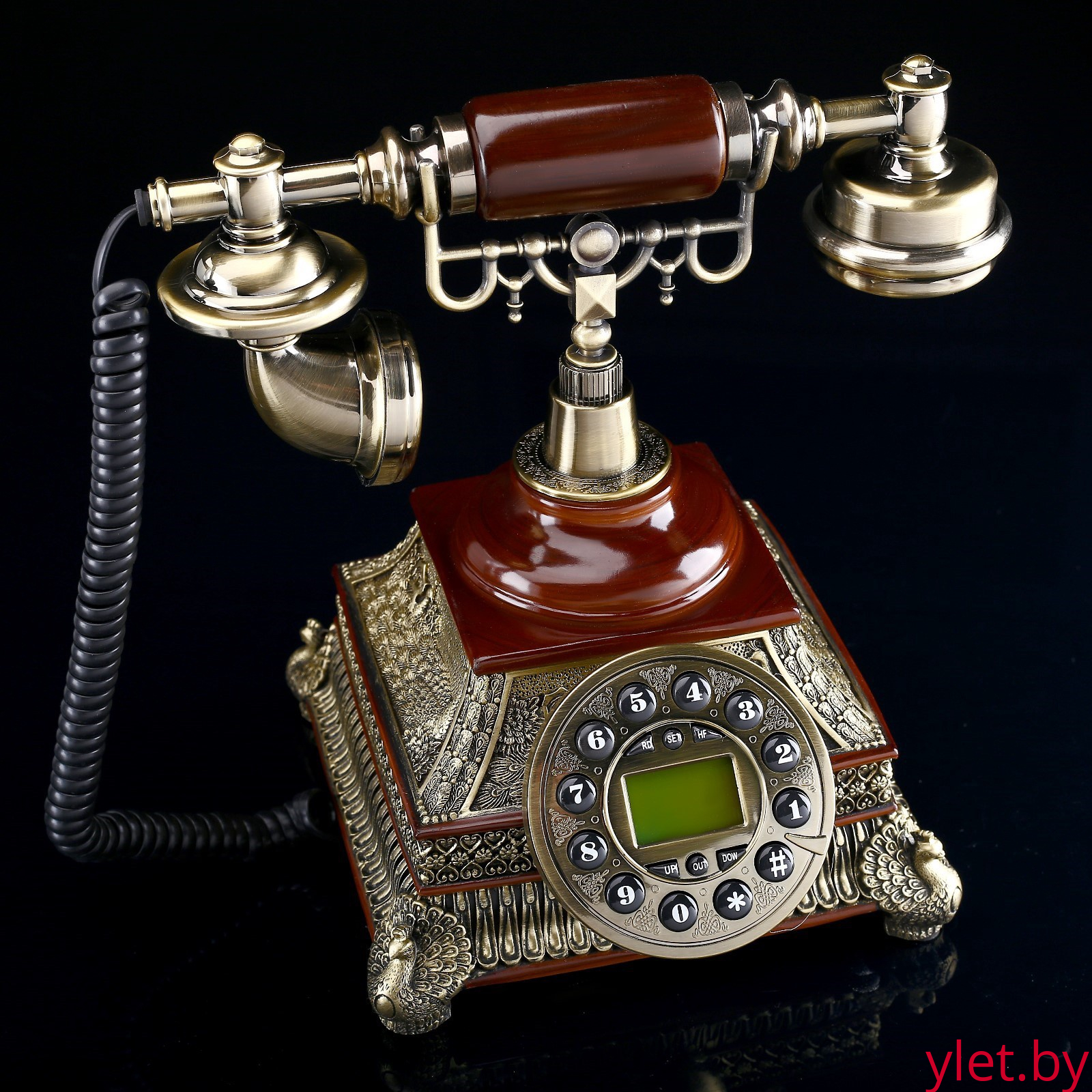 Ретро-телефон «Алецио», громкая связь, 24×19 см