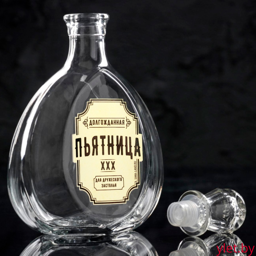 Штоф стеклянный Пьятница, 500 мл Штоф стеклянный Пьятница, 500 мл