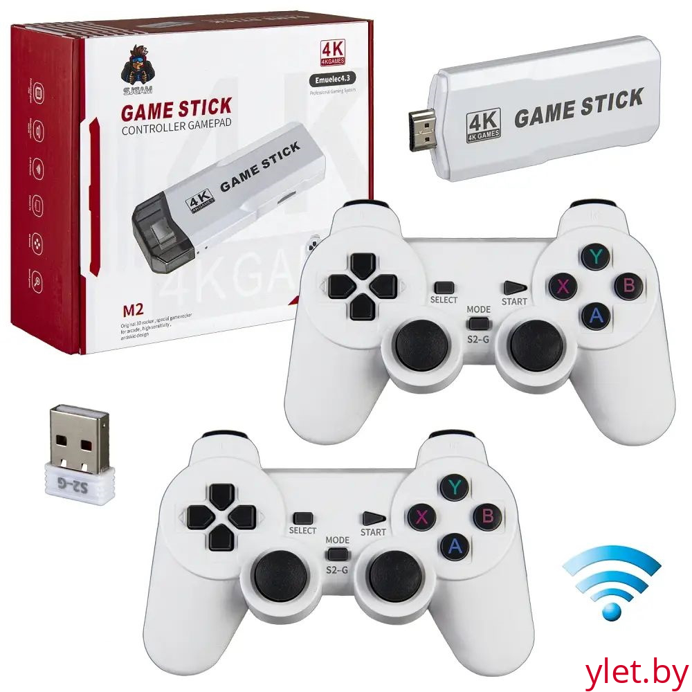 Игровая приставка с джойстиками M2 (64 GB HDMI 4K) 20000 Игр