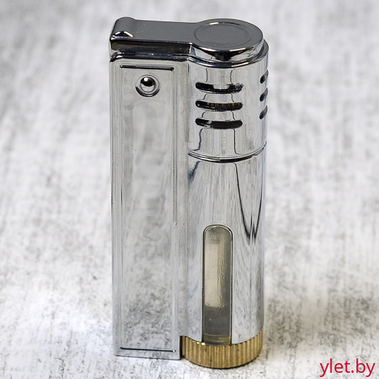 Зажигалка бензиновая Патрон Серебро
