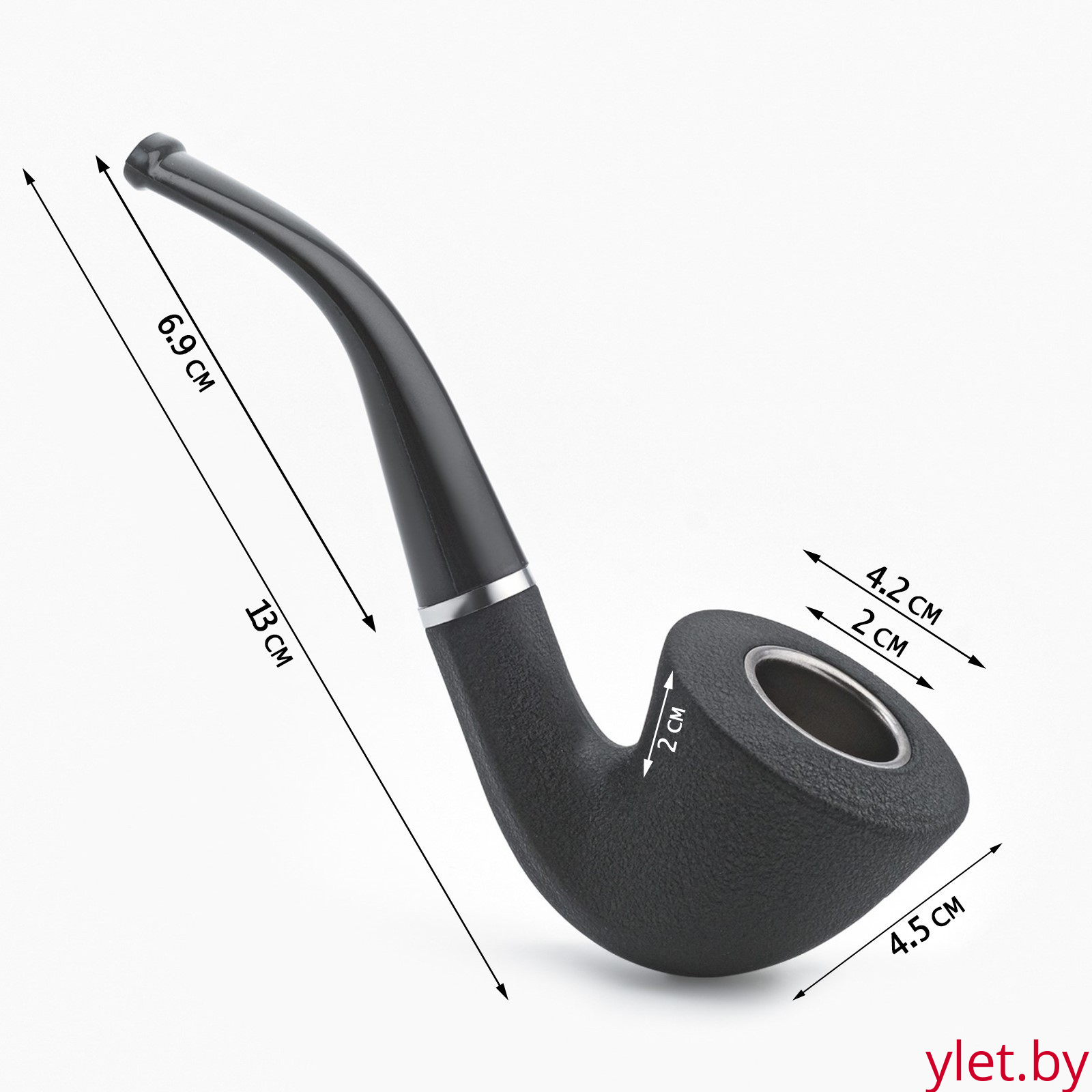 Курительная трубка «Carbon», 13×4.5 см