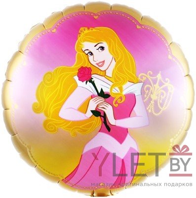 Шар (18"/46 см) Круг, Аврора, Спящая красавица