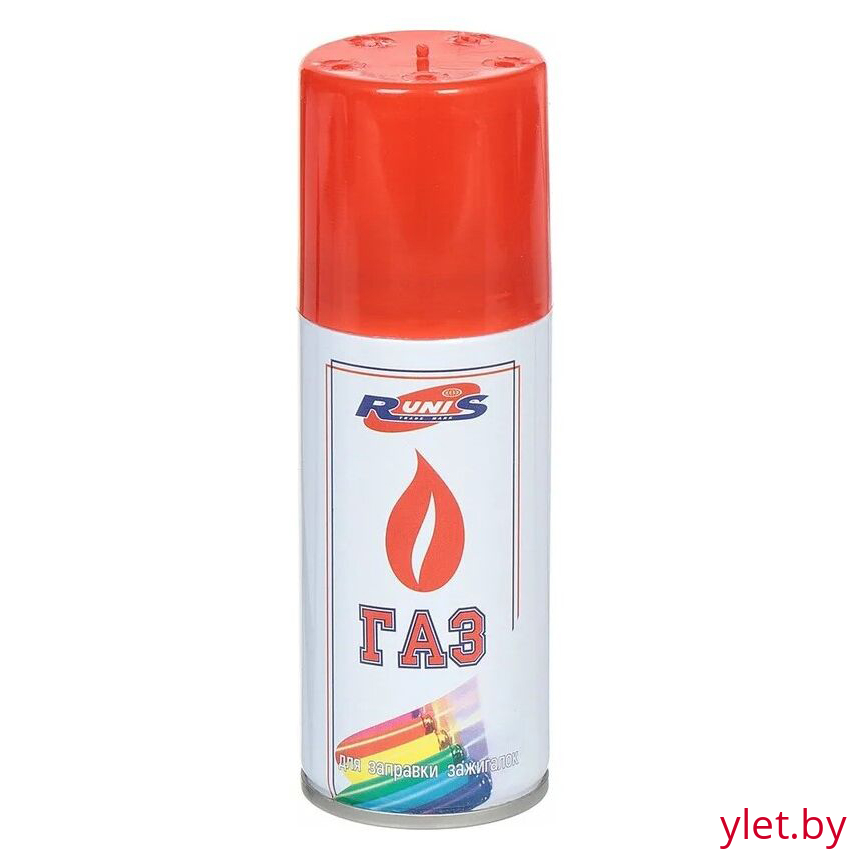 Газ для заправки зажигалок 140мл