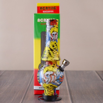 Бонг акриловый расписной 20 см FDY