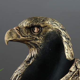 Подставка под бутылку "Орел" бронза 15х14х25см