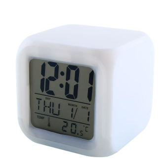 Будильник часы Светящийся Кубик