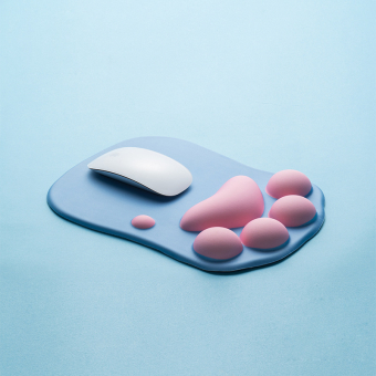 Коврик для мышки с подушкой для запястья "Лапка"