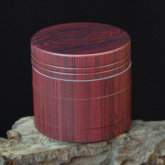 Гриндер металлический текстура дерева 4 х 4 см