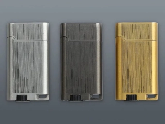 Зажигалка LIGHTER Турбо+обычное пламя ЗОЛОТО