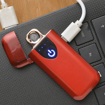 USB Зажигалка Lighter сенсорная ромбовидный экран