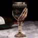 Бокал на ножке "Рука" (металл внутри)