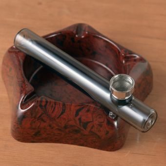 Курительный девайс стеклянный 14 см