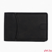 Зажим для купюр, карт, картхолдер, портмоне, чёрный