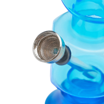 Бонг «Игральный кубик», акриловый, синий h=16 см