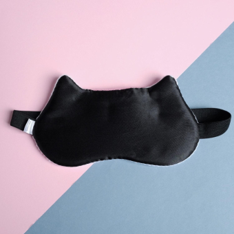 Маска для сна «Киска», белая