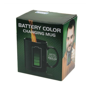 Кружка хамелеон Батарейка Зарядка