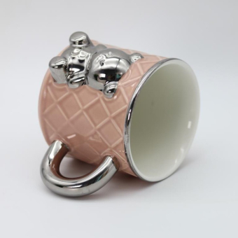 Кружка «Silver bear», peach (400 ml)