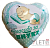Шар (18''/46 см) Сердце, Спасибо за внука