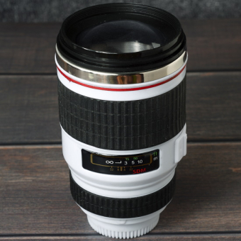 Термокружка объектив c линзой Lens Cup Белая 300 мл