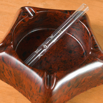 Курительный девайс стеклянный Пробирка с пружиной