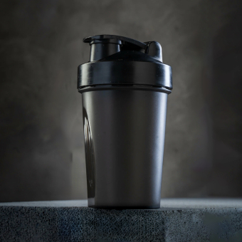 Спортивный шейкер "Matte", black (400 ml)