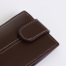Портмоне мужское "Стиль" на кнопке, цвет коричневый