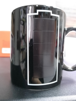 Кружка хамелеон Батарейка Зарядка С ДЕФЕКТОМ 1