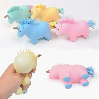 Мялка - антистресс «Squeeze unicorn», yellow