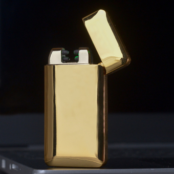 Импульсная зажигалка двойная Lighter со световым датчиком Лошадь