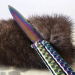 Складной нож бабочка хамелеон Плетение