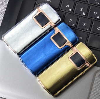 Импульсная зажигалка двойная со счетчиком и уровнем заряда