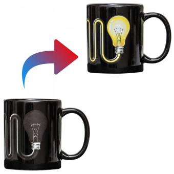 Кружка хамелеон Лампочка New