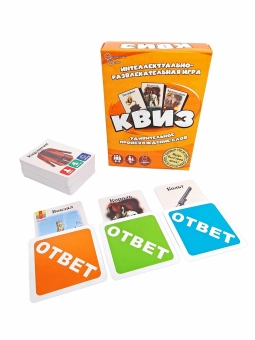 Настольная игра "Квиз Происхождение слов" с карточками