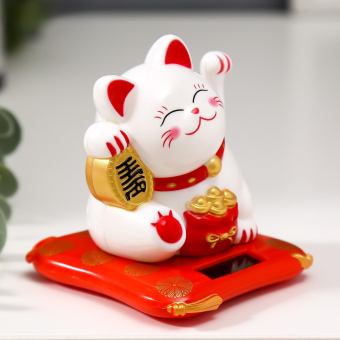 Маятник настольный "Кот баюн на коврике", пластик, 7.5×6.5×6.8 см