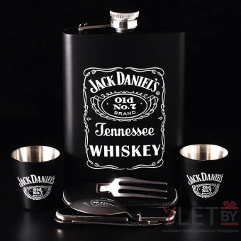 Набор фляжка, стопки и мультитулы Jack Daniels