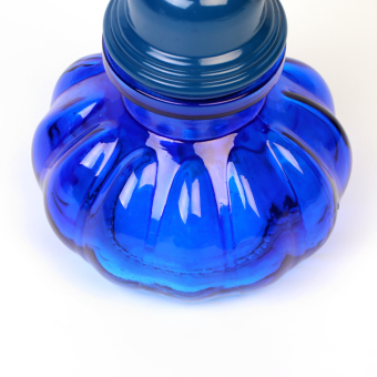 Кальян в сборе для курения комплект "Тунч", 25 см, 1 трубка , синий