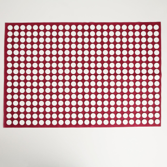 Аппликатор Кузнецова, 384 колючки, красный, 50x75 см