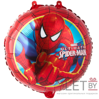 Шар (18''/46 см) Круг, Человек-паук