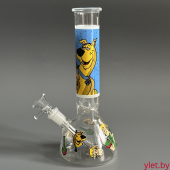 Бонг стеклянный трапеция Скуби-Ду 22 см