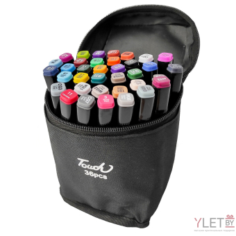 Профессиональные двусторонние маркеры для рисования.