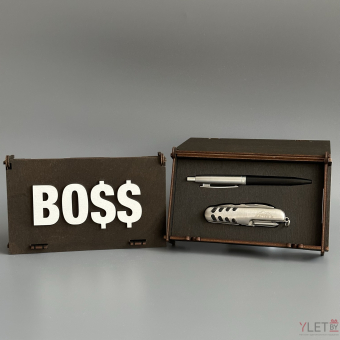 Подарочный набор " BO$$"  (Ручка, мультитул)