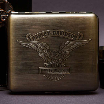 Портсигар металлический Gvipai Harley Davidson