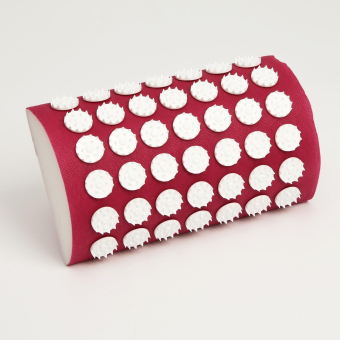 Аппликатор Кузнецова, красный, валик для шеи 14 x 23 см