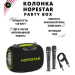 Портативная колонка Hopestar Party Box 120W с двумя микрофонами Черная